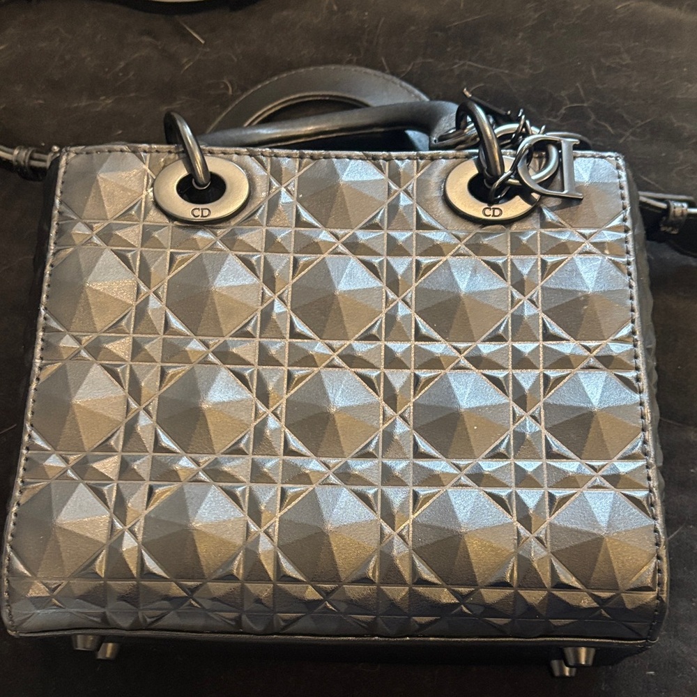 Dior black Geometric Satchel - Picture 6 of 16